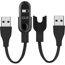 USB кабель для зарядки фитнес-браслета Xiaomi Mi Band 3, черный