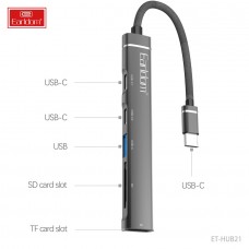 USB HUB-Type C Earldom ET-HUB21