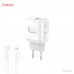 Купить Блок питание USB Type C (сеть) Earldom ES-EU55 C-L с кабелем для Type C- Lightning, 20W, белый - 00-00060626 оптом
