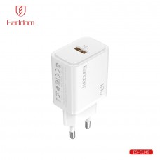 Блок питание USB (сеть) Earldom ES-EU49 3A(18W), белый