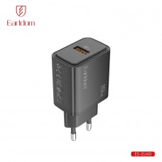 Блок питание USB (сеть) Earldom ES-EU49 3A(18W), черный