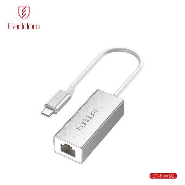 Купить Адаптер USB-C для сетевого кабеля RJ45 Earldom ET-NW5C - 00-00058066 оптом