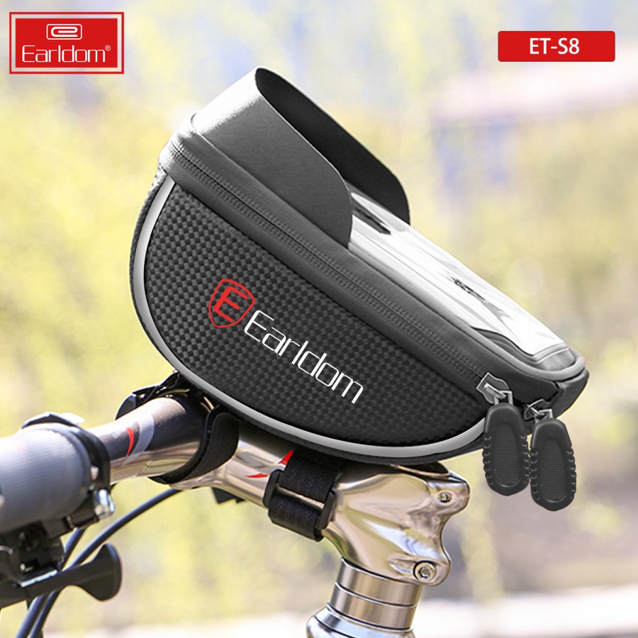 6.0 дюймов. Tempesta Top tube Touch Screen Bike Bag 2 compartments сумка на раму. Сумка на руль МТБ. Велосумка STG 121024lmh-h, оранжевый/белый. Велосумка для велосипеда.