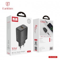 Блок питание USB (сеть) Earldom ES-EU49 3A(18W), черный