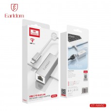 Адаптер USB-C для сетевого кабеля RJ45 Earldom ET-NW5C