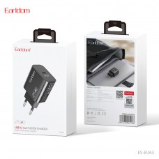 Блок питание USB Type-C (сеть) Earldom ES-EU63, (25W), черный