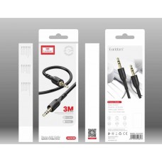 AUX кабель Earldom AUX08 , (длина 3м), черный