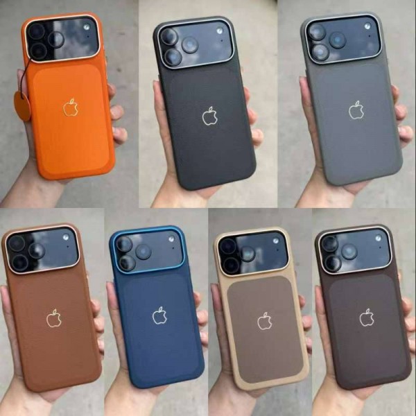 Купить Накладка под кожу Magsafe для iPhone 17 PRO , тиснение, синий - 00-00060669 оптом