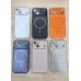 Купить Накладка силиконовая Magsafe для iPhone 15 (имитация iPhone 17-е серии), серебряный - 00-00061133 оптом