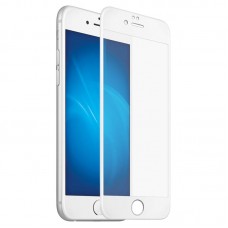 Стекло защитное 5D без упаковки для iPhone 6/6S Plus, белый
