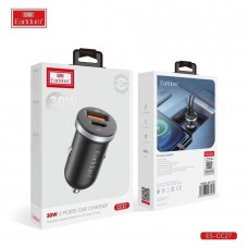 Блок питание USB (авто) Earldom ES-CC27 (30W) , (1USB выход + USB- C), черный Блок питание USB (авто) Earldom ES-CC27 (30W) , (1USB выход + USB- C), черный