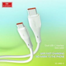 USB кабель Earldom EC-185 C-C Type C - Type C, 60W, белый