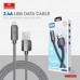Купить USB кабель Earldom EC-187M для micro, 2.4A,нейлон, черный - 00-00054571 оптом