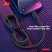 Купить USB кабель Earldom EC-187L для Lighting, 2.4A,нейлон, черный - 00-00054572 оптом