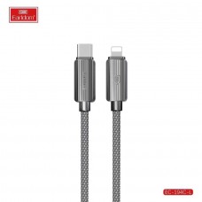 USB кабель Earldom EC-194 C-I Type C - Lighting,30W, тканевая оплетка, (длинна 3м), черный