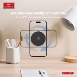 Держатель автомобильный магнитный Earldom ET-EH255 на торпеду, кожа черный