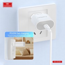 Блок питание USB Type C (сеть) Earldom ES-EU42 , 18W, белый