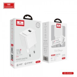 Блок питание USB (сеть) Earldom ES-EU43L 2.4A(12W), с кабелем для Lighting, белый