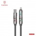 Купить USB кабель Earldom EC-IC02 4в1 ,USB/ Type C - Type C/iPhone, 240W, (1,2метра) черный - 00-00058634 оптом