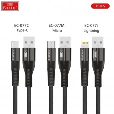 USB кабель Earldom EC-077C для Type C, черный