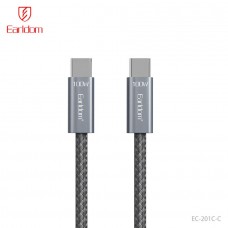 USB кабель Earldom EC-201 C-C Type C - Type C, 100W, черный