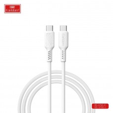 USB кабель Earldom EC-171 C-C Type C - Type C,60W ,белый