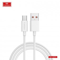 USB кабель Earldom EC-197C для Type C, быстрая зарядка, 120W, белый