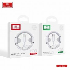 USB кабель Earldom EC-166 C-I Type C - Lightning, 20W, белый