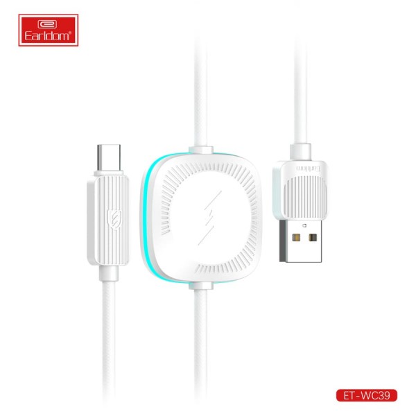 Купить USB кабель Earldom ET-WC39 2в1 для зарядки часов Apple Watch и телефона разьем Type-C,3A - 00-00056480 оптом