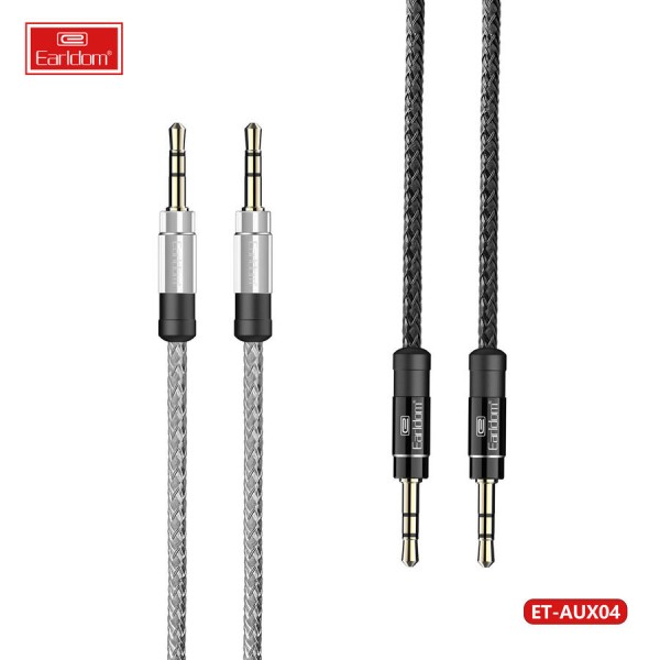 Купить AUX кабель Earldom AUX04, черный - 00-00031850 оптом