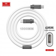 USB кабель Earldom EC-173 C-C Type C - Type C, белый