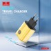 Купить Блок питание USB (сеть) Earldom ES-EU40C, 3A, с кабелем для Type C, USB выход/Type C выход, желтый - 00-00053819 оптом