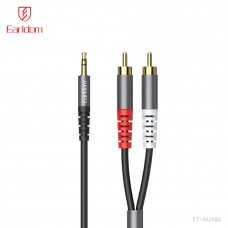 AUX кабель - 2RCA Earldom AUX81, стерео-аудио, длина 1.5м