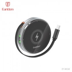 Беспроводное зарядное устройство 3в1 Earldom ET-WC69 для смартфонов/Apple Watch/Airpods,20W,шнур с автосмоткой разьем C-C