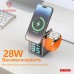 Купить Беспроводное зарядное устройство 6в1 Earldom ET-WC64 для смартфонов/Apple Watch/Airpods, черный - 00-00057967 оптом