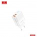Купить Блок питание USB (сеть) Earldom ES-EU32C-C 38W с кабелем Type C - Type C, USB выход/Type C выход, белый - 00-00053810 оптом