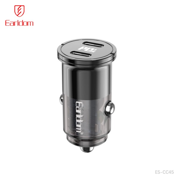 Купить Блок питание USB (авто) Earldom ES-CC45 (36W) , (2USB- C), черный - 00-00059552 оптом