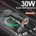 Купить Блок питание USB (авто) Earldom ES-CC46C-L (30W) с кабелем для Type C-Lighting, (1USB выход + USB- C), черный - 00-00059557 оптом