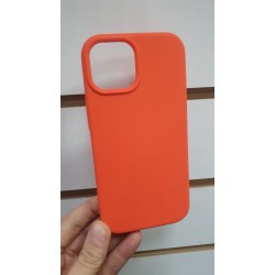 Накладка силиконовая под оригинал "без логотипа" для iPhone 17 PRO MAX в упаковке, ярко-красный