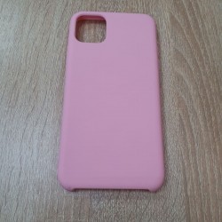 Накладка силиконовая под оригинал "без логотипа" для iPhone 16E в упаковке, розовый