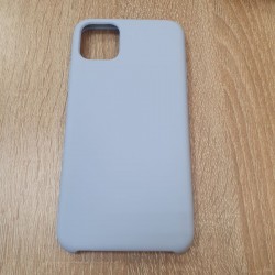 Накладка силиконовая под оригинал "без логотипа" для iPhone 16E в упаковке, сиреневый