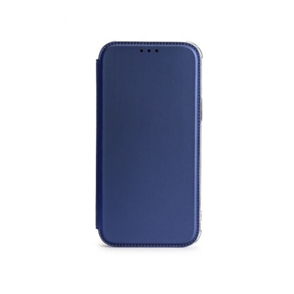 Купить Чехол книга "ультратонкий" (силиконовая основа/защита камеры ) для Samsung Galaxy A03 4G, темно-синий - 00-00047646 оптом