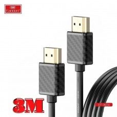 Кабель Earldom ET-W24 HDMI(M) - HDMI(M), 3м ,карбон, черный