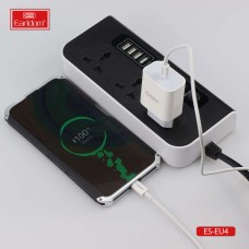 Блок питание USB Type C (сеть) Earldom ES-EU4 с кабелем для iPhone, 20W, белый