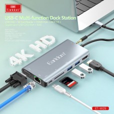 Адаптер HDTV USB-C Earldom ET-W29, 8в1,серебро