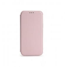 Чехол книга "ультратонкий" (силиконовая основа/защита камеры ) для iPhone 12 (6.1), розовый