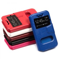 Универсальный чехол-подставка слайдер с магнитной застежкой 3.8-4.3 дюймов синий