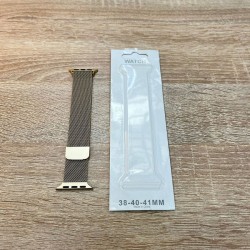 Ремешок сетчатый Milanese для Apple Watch 38mm, золото