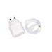 Блок питание USB Type-C (сеть) для Apple 20W + кабель USB-C/Lightning, качество 3A