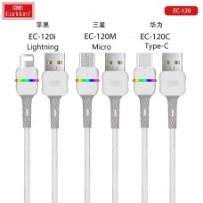 USB кабель Earldom EC-120M для micro ,3A, белый
